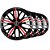 04 Calotas esportivas aro 13 universal - Triton Sport Black Red Elitte 3510 - Imagem 4