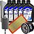 Kit Revisão Troca De Oleo 0w30 Mopar Completo Fiat Fastback Pulse Abarth 1.3 Turbo 270 Flex At6 2022 2023 2024 - Imagem 1