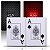 Kit 2 Baralho De Plástico Cartas À Prova D'Água Vermelho Preto Jogar Truco Poker Blackjack 21 Buraco Cacheta - Imagem 2