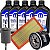 Kit óleo 0W30 Mopar e filtros Pulse Fastback Toro Renegade Compass Commader 1.3 Turbo - Imagem 1