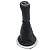 Kit Coifa E Manopla Bola De Cambio Para Vw Gol Voyage Saveiro G5 Fox 5 Marchas Manual - Imagem 1