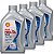 Kit 4 Litros De Óleo De Motor Lubrificante Shell HX8 5W30 Api SP Ilsac Gf-6A Semissintético - Imagem 1