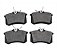 Pastilhas de freio traseiras Bosch 0986BB0290- Nivus T-Cross Virtus Polo - com motor TSi - Imagem 3