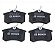 Pastilhas de freio traseiras Bosch 0986BB0290- Nivus T-Cross Virtus Polo - com motor TSi - Imagem 4