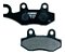 Jogo de pastilhas dianteiras Cobreq para CB300 CBX250 CBZ160 Fazer YS250 YBR125ED - Imagem 2