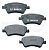 Pastilhas dianteiras Corolla 2008 2009 2010 2011 2012 2013 2014 - Bosch 0986BB0776 - Imagem 8