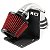 Kit Intake Filtro De Ar Esportivo  New Fiesta 2014 2015 2016 2017 2018 - Duplo Fluxo Race Chrome - Imagem 3