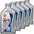 Kit 4 Litros De Óleo De Motor Lubrificante Shell HX8 5W30 Api SP Ilsac Gf-6A Semissintético - Imagem 1