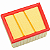Filtro de Ar do Motor Japanparts Ford EcoSport 1.5 Dragon 2.0 Direct e Ka 1.5 Dragon 2017 a 2021 - Imagem 1