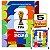 Kit Álbum De Figurinhas Da Copa Do Mundo 2026 Capa Cartão Mole Fifa World Cup + 5 Envelope C/ 7 Adesivos - Imagem 1