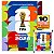 Kit Álbum De Figurinhas Da Copa Do Mundo 2026 Capa Cartão Mole Fifa World Cup + 10 Envelope C/ 7 Adesivos - Imagem 1