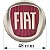 Cartela com 4 emblemas resinados 48mm para calota de roda - Fiat - Imagem 3