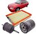 Kit filtros ar, óleo e combustível - Ford Escort 1.6 8V Zetec Rocam 2000 2001 2002 - Imagem 1