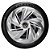 Jogo calotas esportivas Elitte Nitro Silver aro 14 emblema Renault - Clio Logan Sandero Symbol - LC215 - Imagem 3