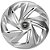 Jogo calotas esportivas Elitte Nitro Silver aro 14 emblema Toyota - Etios - LC215 - Imagem 2