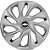 Jogo calotas esportivas Elitte DS4 Silver aro 15 emblema GM - Agile Spin Cobalt Onix Prisma - LC360 - Imagem 2