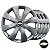 Jogo calotas esportivas Elitte Prime Silver aro 13 emblema Chevrolet - Corsa Classic Celta Pisma - LC200 - Imagem 1