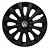 Jogo calotas esportivas Elitte CC Fosc Black aro 13 emblema VW Fox Gol Voyage - LC103 - Imagem 2