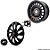 Jogo calotas esportivas Elitte Velox Silver Black aro 14 emblema Renault - Clio Logan Sandero Symbol - 4703 - Imagem 4