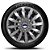 Jogo calotas esportivas Elitte Passat Cc Silver aro 13 emblema Ford - Fiesta Ka Escort Courier Focus - LC100 - Imagem 3