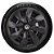 Jogo calotas esportivas Elitte Prime Fosc Black aro 13 emblema Volkswagen - Gol Parati Saveiro Voyage Polo Up - LC203 - Imagem 3