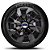 Jogo calotas esportivas Elitte Prime Black aro 13 emblema Ford - Fiesta Ka Escort Courier Focus Ecosport - LC202 - Imagem 3