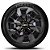 Jogo calotas esportivas Elitte Prime Black aro 13 emblema Chevrolet - Corsa Celta Prisma Classic - LC202 - Imagem 3