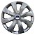 Jogo calotas esportivas Elitte Prime Silver aro 13 emblema Ford - Ka Fiesta Escort Focus - LC200 - Imagem 2