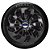 Jogo calotas esportivas Elitte Velox Black aro 15 emblema Ford - New Fiesta Focus Ecosport Ka - LC122 - Imagem 3