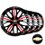 Jogo calotas esportivas Elitte Triton Sport Red Black aro 14 emblema Gm - Corsa Celta Prisma Classic Onix Montana - 4510 - Imagem 1