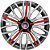 Jogo calota esportiva Elitte Triton Sport Red Silver aro 13 emblema Fiat - Palio Siena Strada Idea Doblo Uno - 3503 - Imagem 2