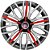 Jogo calota esportiva Elitte Triton Sport Red Silver aro 14 emblema Fiat - Palio Grand Siena Linea Uno Mobi Argo - 4503 - Imagem 2