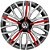 Jogo calota esportiva Elitte Triton Sport Red Silver aro 14 emblema Vw - Gol G3 G4 G5 G6 Saveiro Voyage Up Fox - 4503 - Imagem 2