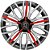 Jogo calota esportiva Elitte Triton Sport Red Silver aro 14 emblema Peugeot - 206 207 208 307 - 4503 - Imagem 2