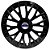 Jogo calota esportiva Elitte Triton Black aro 14 emblema Ford - Fiesta Ka Courier Escort Focus - LC322 - Imagem 2