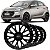 Jogo calota esportiva Elitte Triton Black aro 14 - Hb20 Hb20s Hatch Sedan - LC322 - Imagem 1