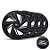 Jogo calotas esportivas Elitte Nitro Black Fosc Aro 13 Emblema Ford Black - Fiesta Ka Escort Ecosport Focus - LC213 - Imagem 1