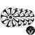 Calotas esportivas r15 emblema Renault - Logan Sandero Clio Symbol - Jogo Elitte 5703 - Imagem 1