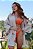 Kimono com Bordado Laranja - Imagem 1