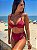 Biquíni Hot Pants Vinho com Lycra TEXTURIZADA - Imagem 3