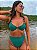 Biquíni Hot Pants Verde Esmeralda com Lycra TEXTURIZADA - Imagem 1