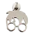 Cursor Harry Potter Nº5/6 Niquelado Com 2 Und - Imagem 1