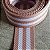 Alça Chick 40mm Rose e Branco 5 Faixas - Imagem 2