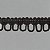 Pm003 Passamanaria Largura 1,1Cm Preto Cor 016 - Imagem 1