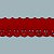 Bp001-025 Larg 2,5Cm 70%Poliester 20% Algodão Vermelho - Imagem 1