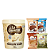 PASTA DE AMENDOIM LA GANEXA 450GR CHOCOLATE BRANCO CROCANTE + 2  ALFAJOR - Imagem 1