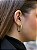 ARGOLA ´U` TEXTURIZADA | BANHADO A OURO - Imagem 1
