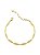 PULSEIRA PLAQUINHA TRABALHADA | BANHADO A OURO - Imagem 1