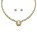 CONJUNTO RIVIERA COM PONTO DE LUZ | BANHADO A OURO - Imagem 1