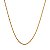 COLAR CORDÃO BAIANO 2MM 40CM | BANHADO A OURO - Imagem 2